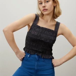 The Smocked Cami by Everlane NWT